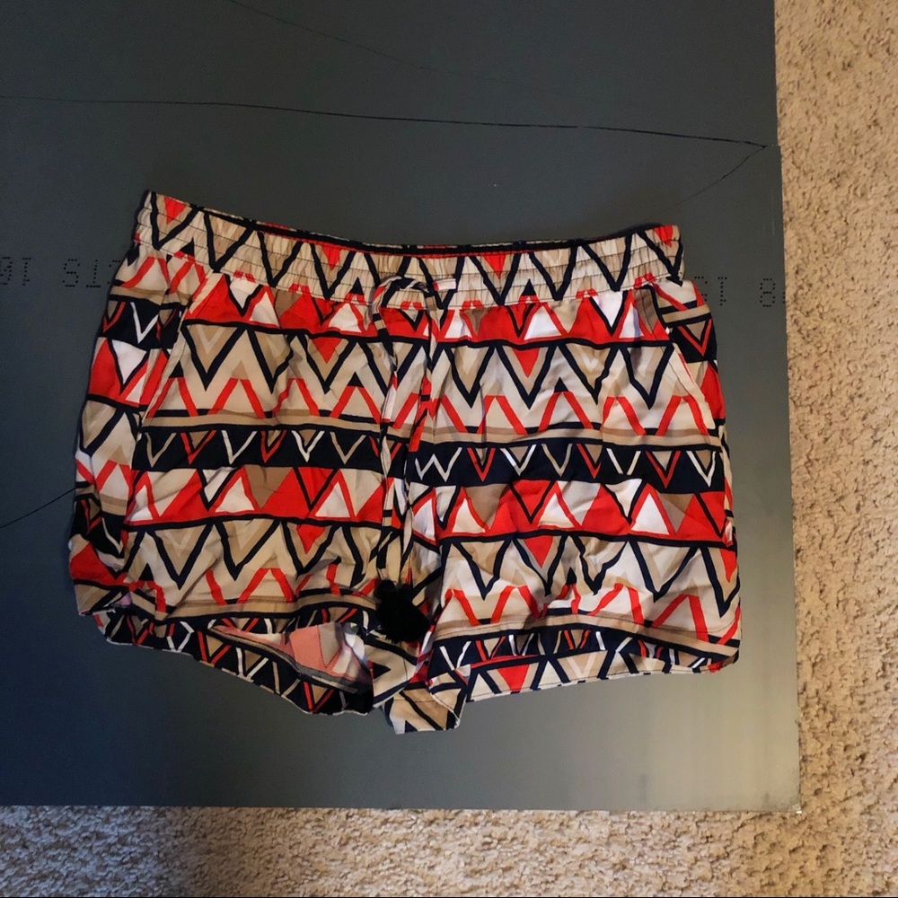 Printed Flowy Shorts